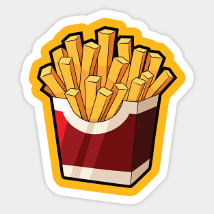 frenchfries Sticker